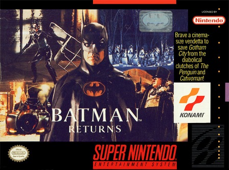 Pochette Batman Returns version Super Nintendo