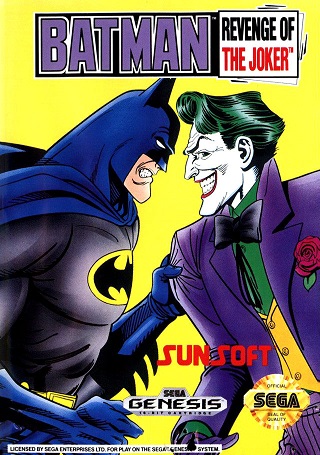 Pochette Batman : Revenge of the Joker version Megadrive