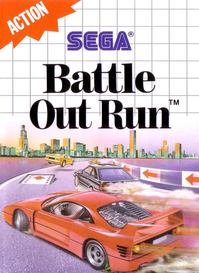 Pochette Battle OutRun version Master System