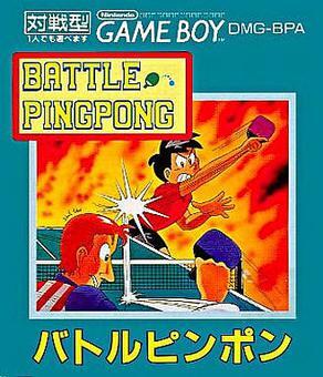 Pochette BATTLE PINGPONG version GameBoy/Color