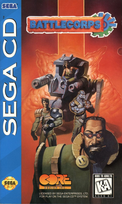 Pochette Battlecorps version Mega-CD