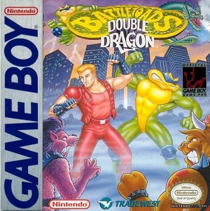 Pochette Battletoads / Double Dragon version GameBoy/Color