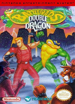 Pochette Battletoads / Double Dragon version NES