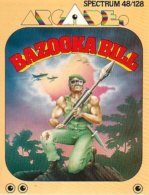Pochette Bazooka Bill version ZX Spectrum