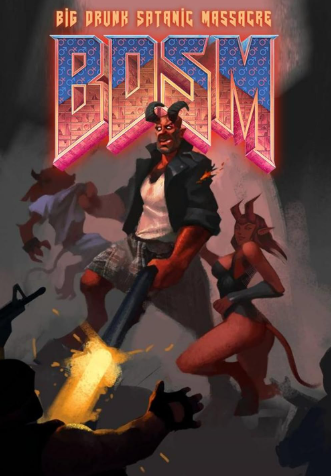 Pochette BDSM : Big Drunk Satanic Massacre version PC Windows