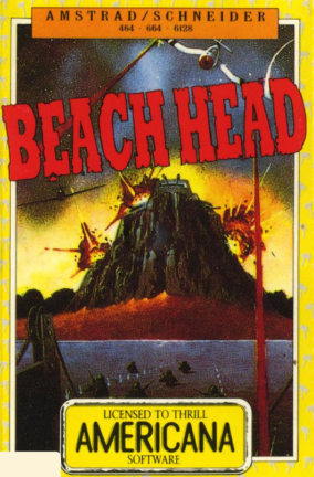 Pochette Beach-Head version Amstrad CPC
