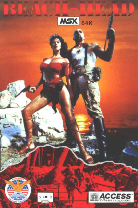 Pochette Beach-Head version MSX