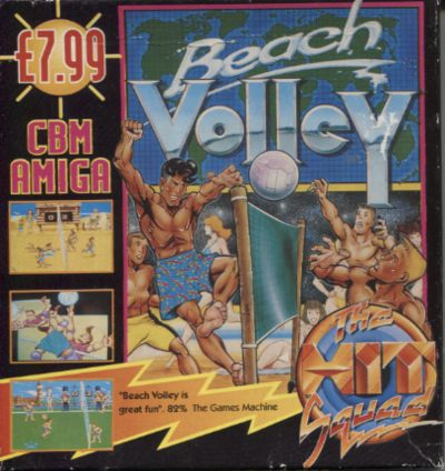Pochette Beach Volley version Amiga