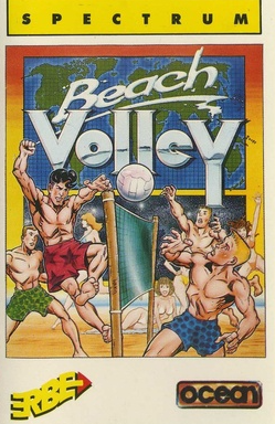 Pochette Beach Volley version ZX Spectrum