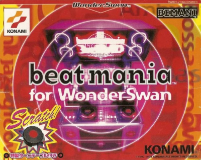 Pochette Beatmania for WonderSwan version WonderSwan