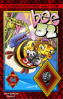 Pochette Bee 52 version Commodore 64