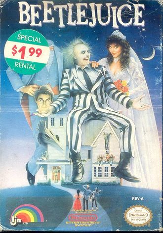 Pochette Beetlejuice version NES