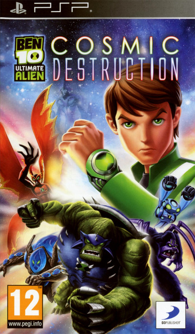 Pochette Ben 10 Ultimate Alien : Cosmic Destruction version PSP
