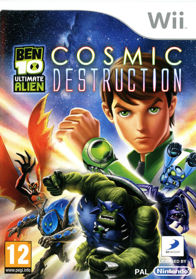 Pochette Ben 10 Ultimate Alien : Cosmic Destruction version Wii