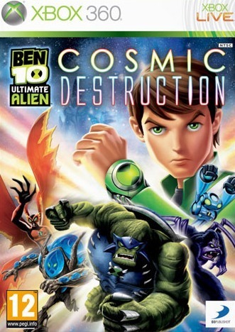 Pochette Ben 10 Ultimate Alien : Cosmic Destruction version Xbox 360