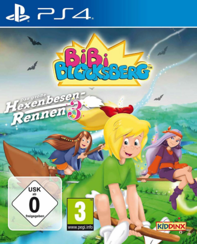 Pochette Bibi Blocksberg - À fond les balais 3 version PlayStation 4