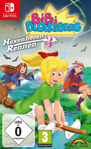 Pochette Bibi Blocksberg - À fond les balais 3 version Switch