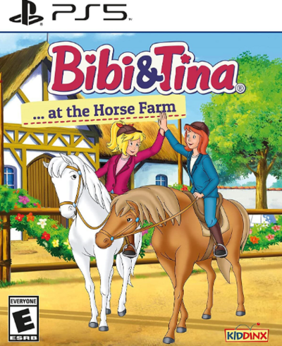 Pochette Bibi & Tina à la ferme équestre version PlayStation 5