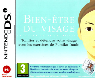 Pochette Bien-être du visage : Tonifier et détendre votre visage avec les exercices de Fumiko Inudo version DS