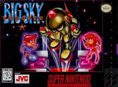 Pochette Big Sky Trooper version Super Nintendo