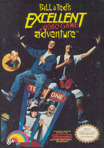 Pochette Bill & Ted's Excellent Video Game Adventure version NES