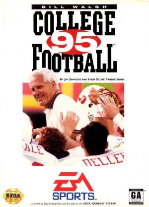 Pochette Bill Walsh College Football '95 version Megadrive