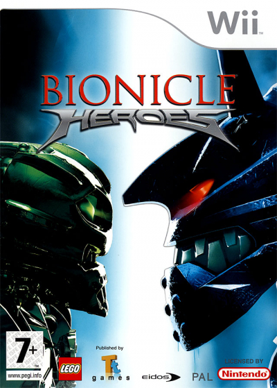 Pochette Bionicle Heroes version Wii
