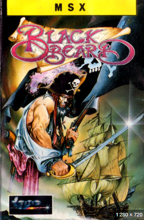 Pochette Black Beard version MSX