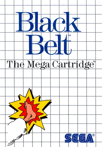 Pochette Black Belt version Megadrive