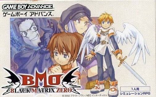 Pochette Black/Matrix Zero version GameBoy Advance