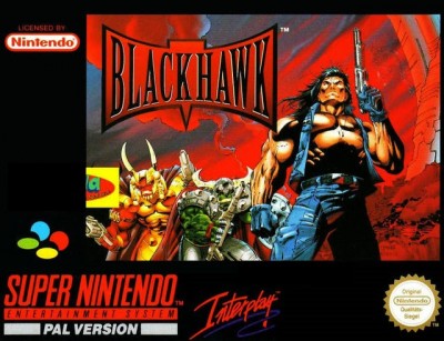 Pochette BlackHawk version Super Nintendo