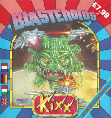 Pochette Blasteroids version Atari ST