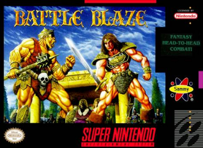 Pochette Blaze On version Super Nintendo