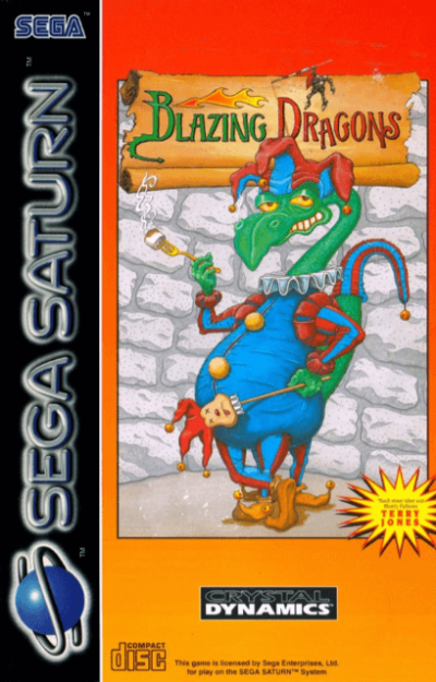 Pochette Blazing Dragons version Saturn