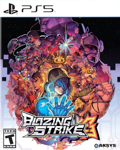 Pochette Blazing Strike version PlayStation 5