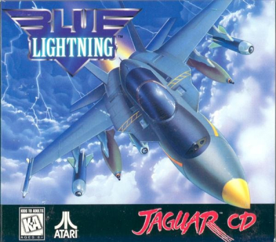 Pochette Blue Lightning version Jaguar