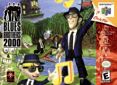 Pochette Blues Brothers 2000 version Nintendo 64