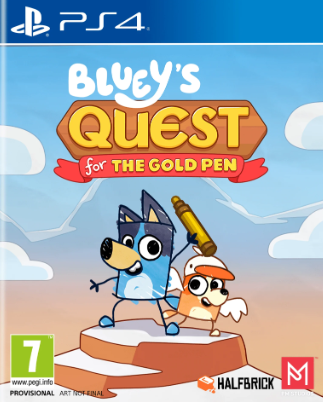 Pochette Bluey's Quests For The Gold Pen version PlayStation 4