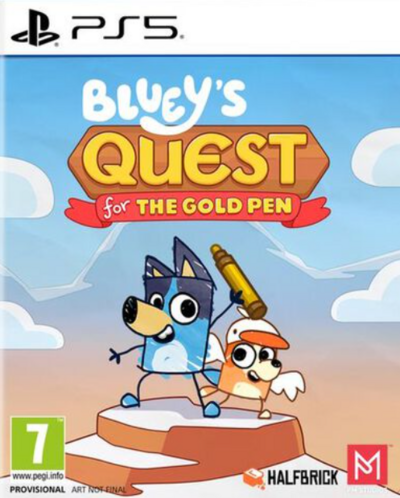 Pochette Bluey's Quests For The Gold Pen version PlayStation 5