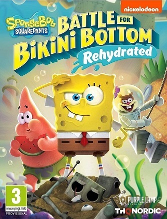 Pochette Bob l'Eponge : Bataille pour Bikini Bottom - Réhydraté version Stadia