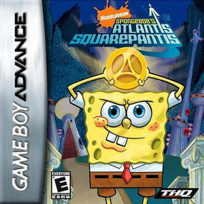 Pochette Bob l'Eponge : Bulle en Atlantide version GameBoy Advance