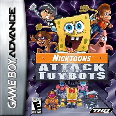 Pochette Bob l'Eponge et ses Amis : Contre les Robots-Jouets version GameBoy Advance