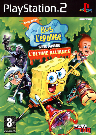 Pochette Bob l'Eponge et ses Amis : L'Ultime Alliance version PlayStation 2
