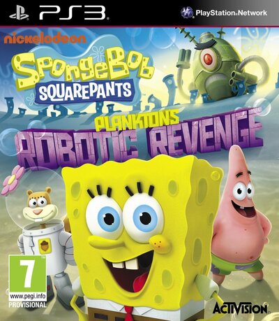 Pochette Bob l'éponge : La Vengeance Robotique de Plankton version PlayStation 3