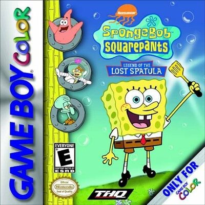 Pochette Bob l'éponge : Legend of the Lost Spatula version GameBoy/Color