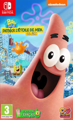 Pochette Bob L'éponge : Patrick l'Étoile de Mer - Le jeu version Switch