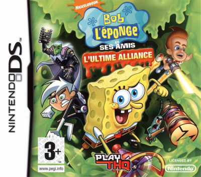 Pochette Bob l'Eponge & Ses Amis - l'Ultime Alliance version DS