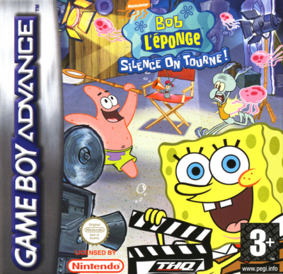 Pochette Bob l'Eponge : Silence, on tourne ! version GameBoy Advance