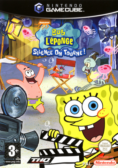 Pochette Bob l'Eponge : Silence, on tourne ! version GameCube