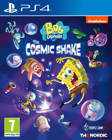 Pochette Bob l'éponge : The Cosmic Shake version PlayStation 4